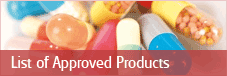 List of Approved Products